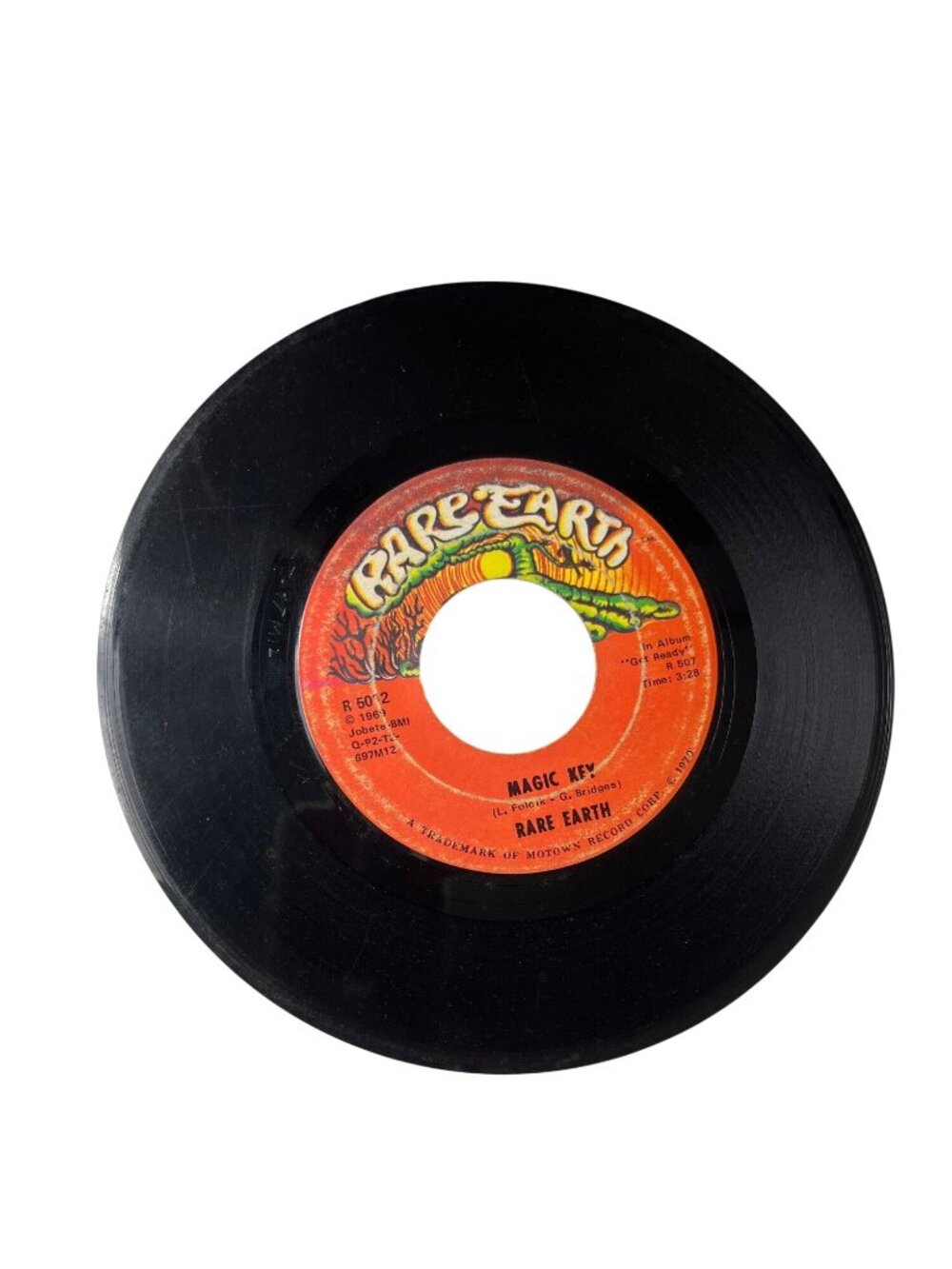 Rare Earth 45 RPM Vinyl Record "Get Ready" & "Magic Key" 1970 Motown Label R85 - Picture 3 of 4
